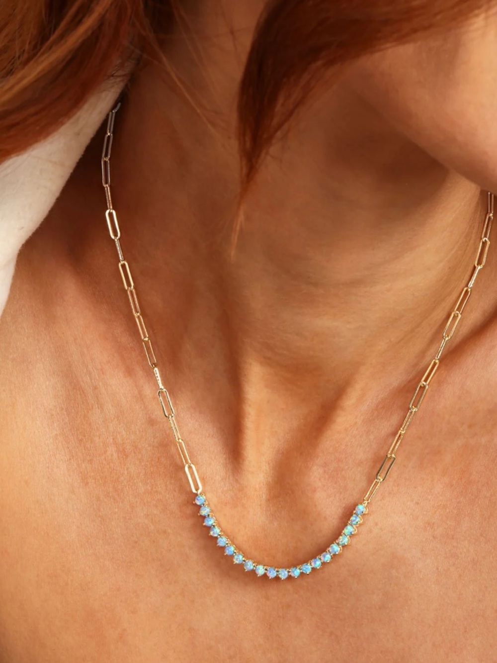 Melinda Maria Gold “Not Your Basic Samantha Tennis Necklace” - Picture 4 of 7